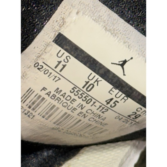 Nike Air Jordan Hydro 5 Slides Mens Size 11 White Black Red Beach Sandal *Rare* - Picture 8 of 8